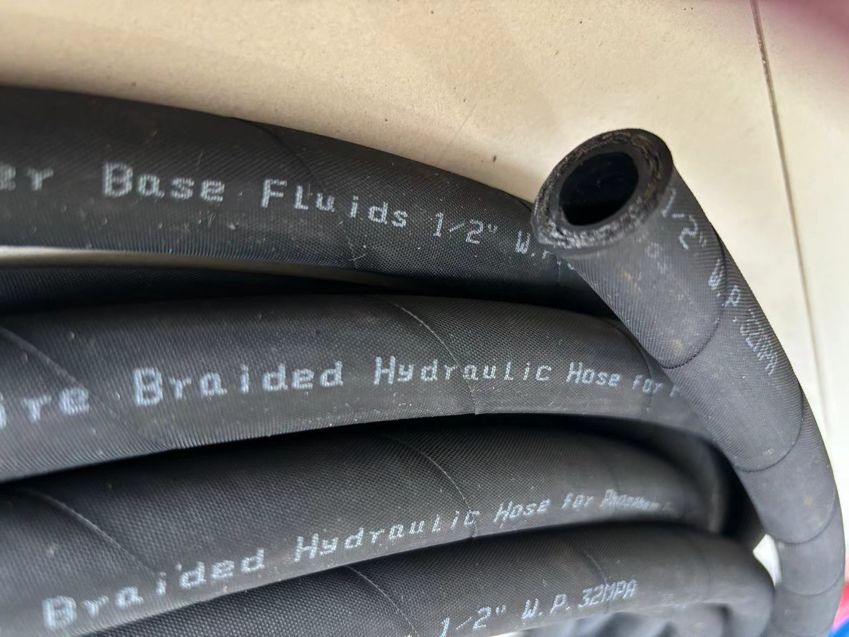 Wire Sprial Hydraulic Hose For Phosphate Ester Base Fluids 